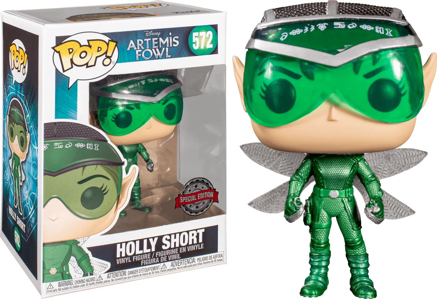 FUN41257 Artemis Fowl - Holly Short Metallic US Exclusive Pop! Vinyl [RS] - Funko - Titan Pop Culture