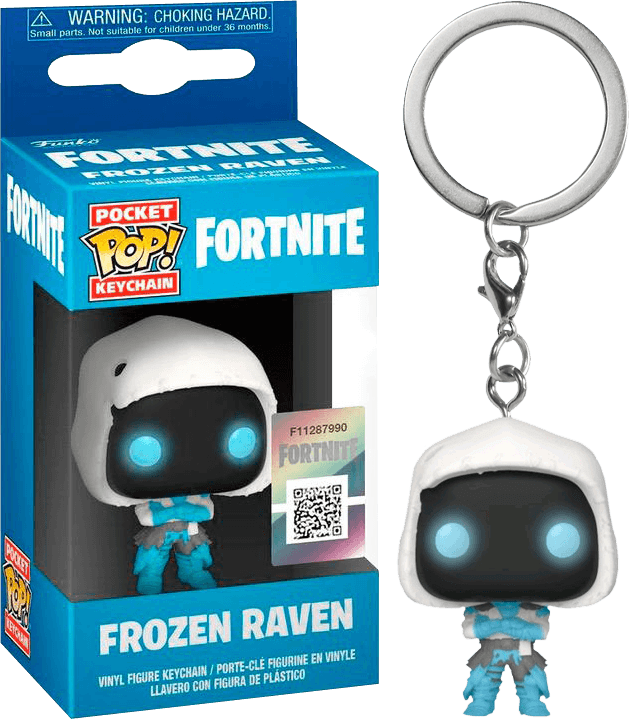 FUN44753 Fortnite - Raven Frozen Pocket Pop! Keychain - Funko - Titan Pop Culture