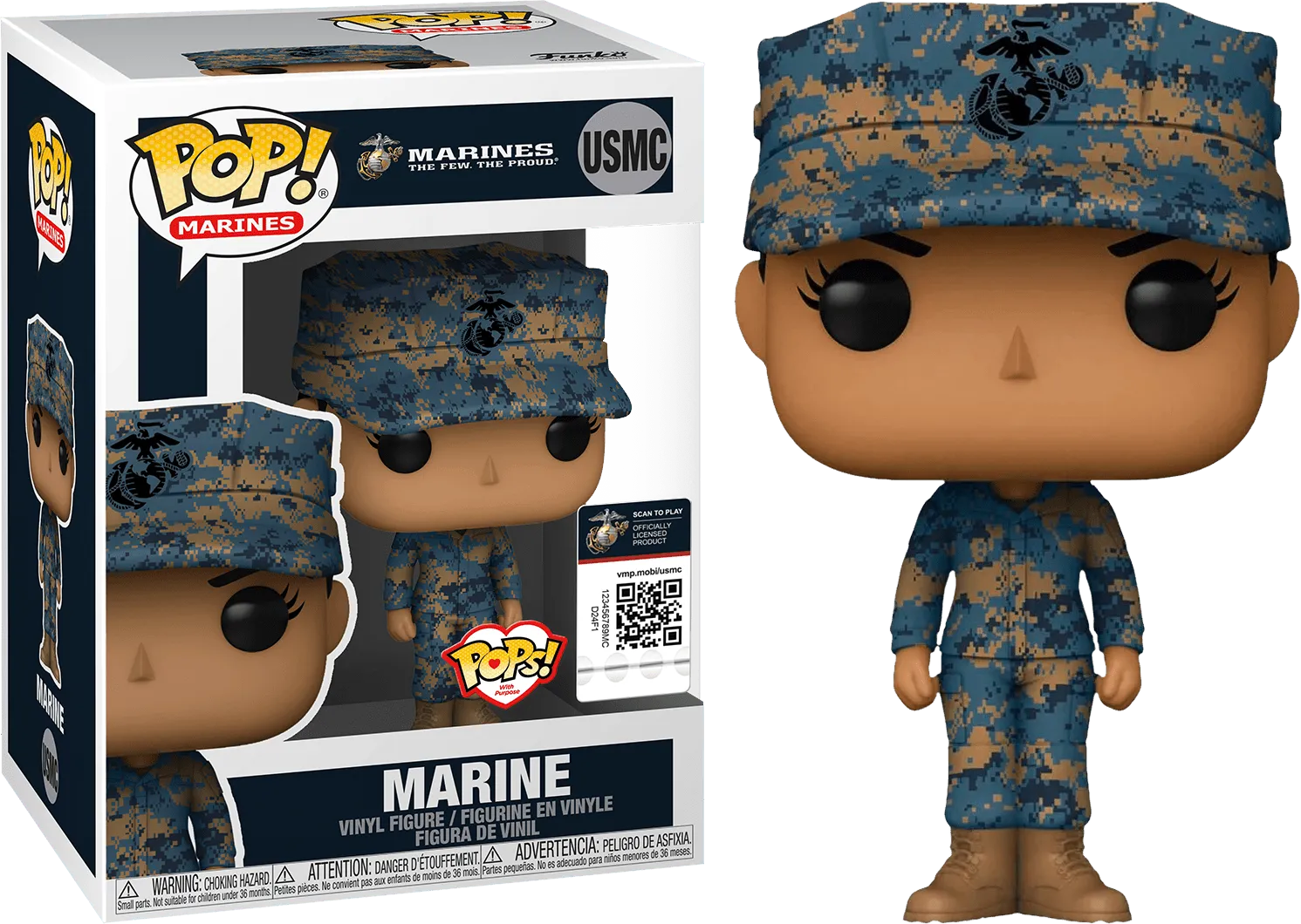 FUN46747 US Military: Marines - Female Hispanic Pop! Vinyl - Funko - Titan Pop Culture