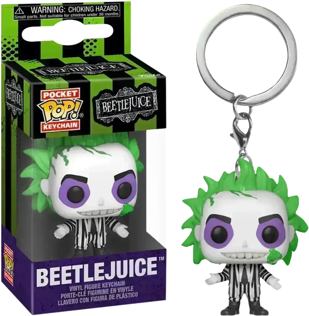 FUN49826 Beetlejuice - Beetlejuice Pocket Pop! Keychain - Funko - Titan Pop Culture