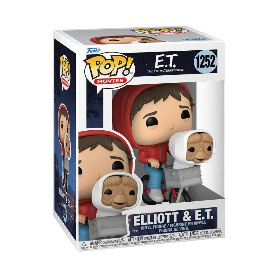 FUN50768 E.T. the Extra-Terrestrial - Elliot & E.T. in Bike Basket Pop! Vinyl - Funko - Titan Pop Culture