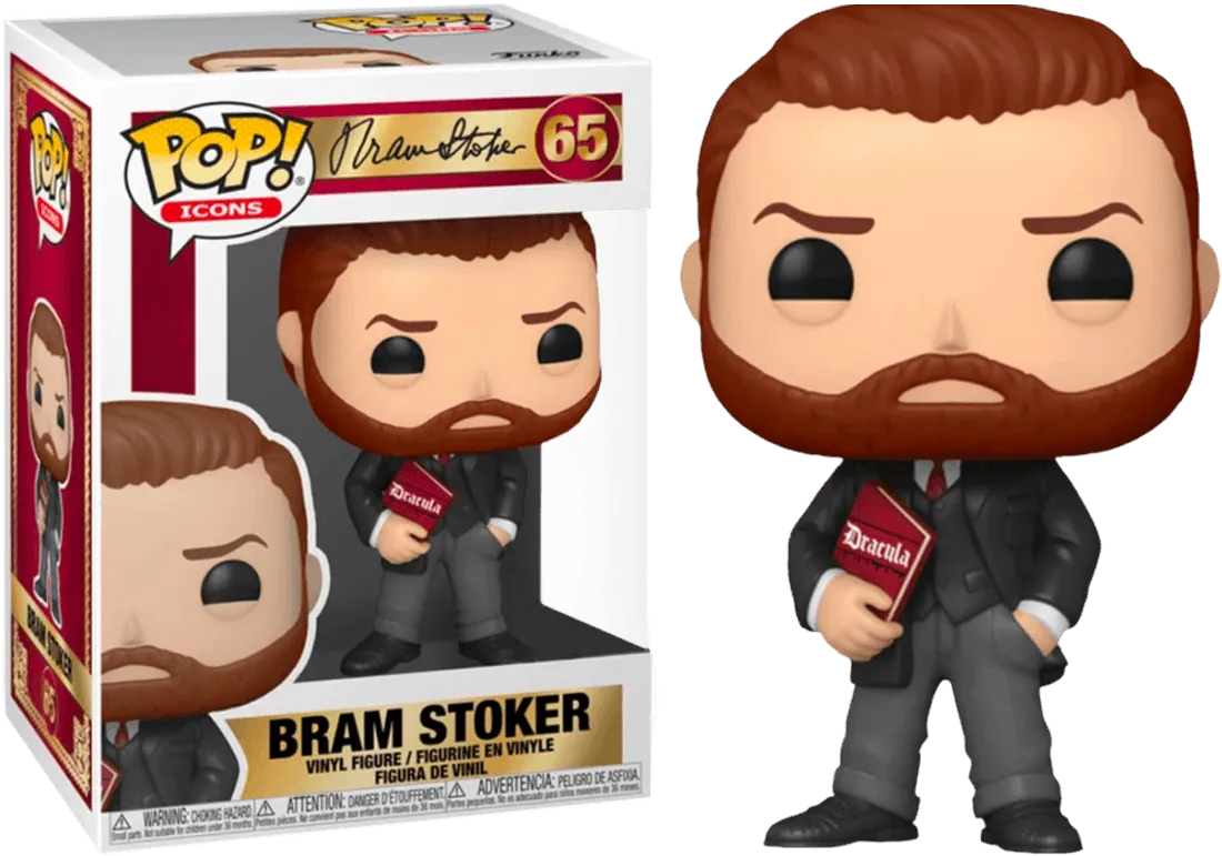 FUN52074 Bram Stoker - Bram Stoker with Book US Exclusive Pop! Vinyl [RS] - Funko - Titan Pop Culture