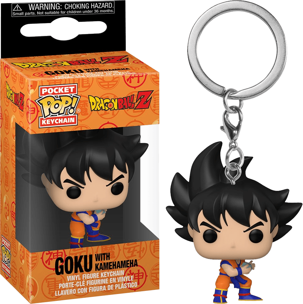 FUN54730 Dragon Ball Z - Goku with Kamehameha Pocket Pop! Keychain - Funko - Titan Pop Culture
