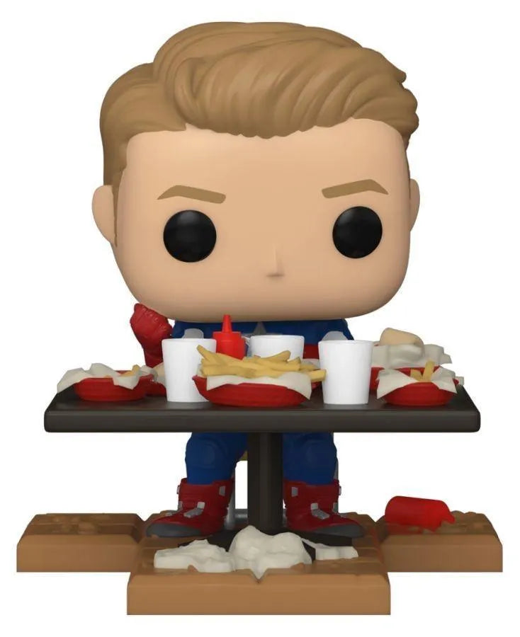 FUN54897 Avengers Movie - Captain America Shawarma US Exclusive Pop! Deluxe [RS] - Funko - Titan Pop Culture
