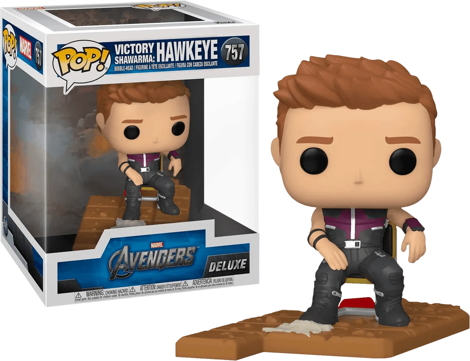FUN54900 Avengers Movie - Hawkeye Shawarma US Exclusive Pop! Deluxe [RS] - Funko - Titan Pop Culture