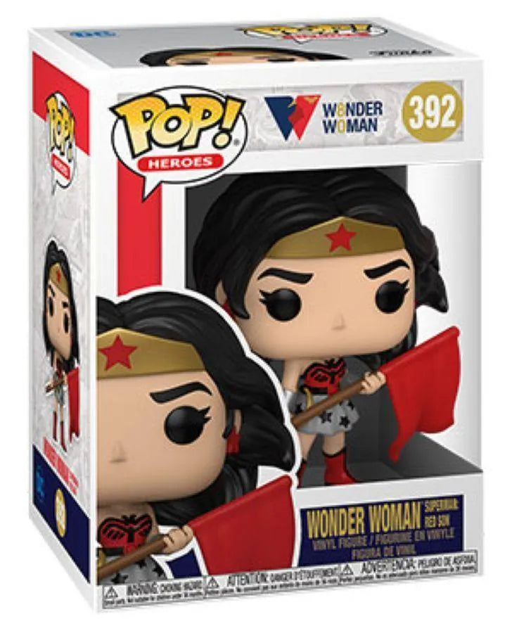 FUN54976 Wonder Woman - Wonder Woman Red Son 80th Anniversary Pop! Vinyl - Funko - Titan Pop Culture