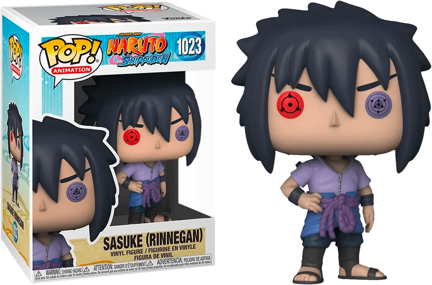 FUN55049 Naruto: Shippuden - Sasuke Rinnegan US Exclusive Pop! Vinyl [RS] - Funko - Titan Pop Culture