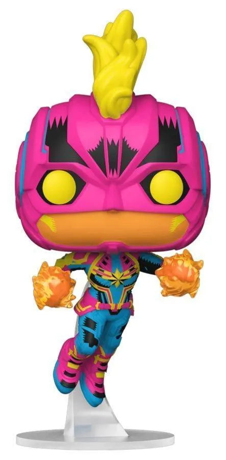 FUN55213 Captain Marvel (comics) - Captain Marvel Blacklight US Exclusive Pop! Vinyl [RS] - Funko - Titan Pop Culture