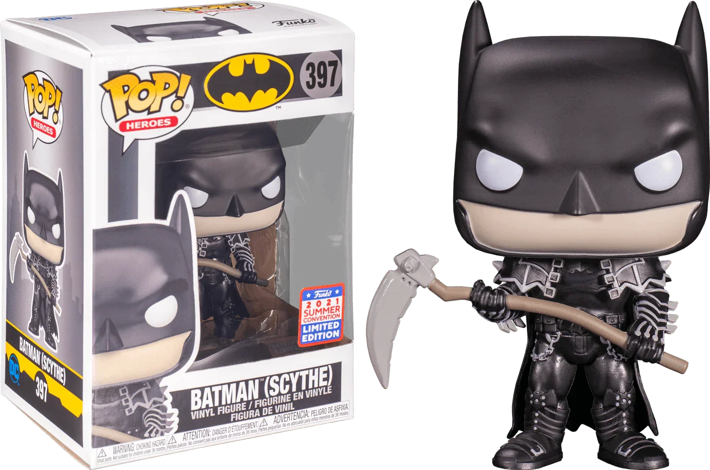 FUN55512 Batman (comics) - Batman with Scythe SDCC 2021 US Exclusive Pop! Vinyl [RS] - Funko - Titan Pop Culture