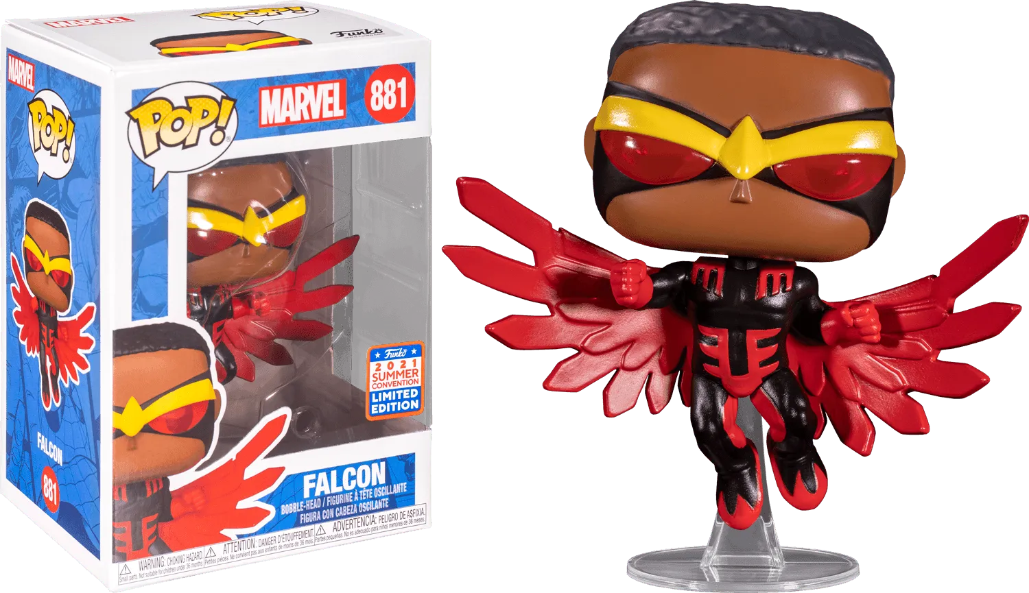 FUN55528 Marvel Comics - Falcon SDCC 2021 US Exclusive Pop! Vinyl [RS] - Funko - Titan Pop Culture