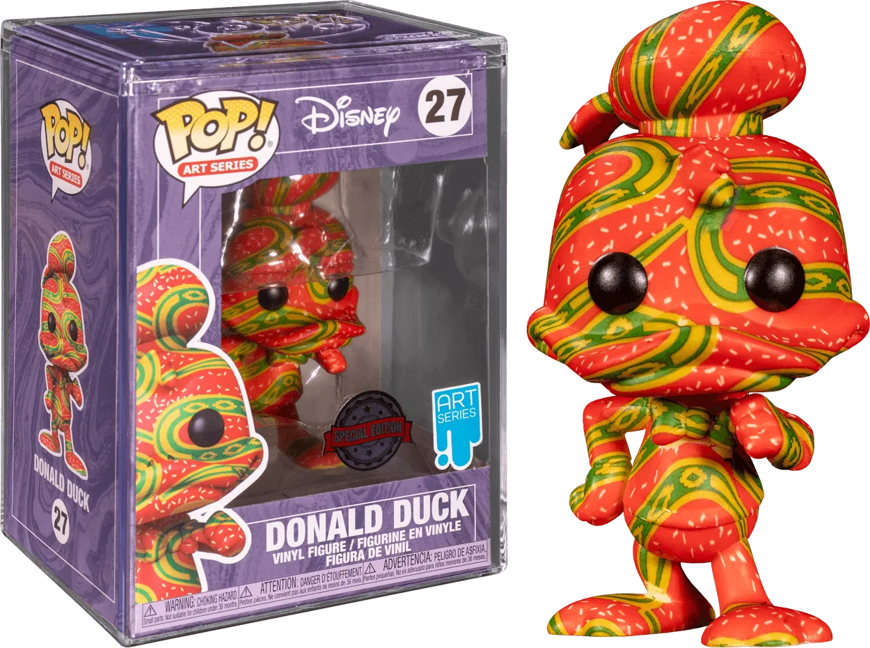FUN55675 Mickey Mouse - Donald Duck DTV (Artist) US Exclusive Pop! with Protector [RS] - Funko - Titan Pop Culture