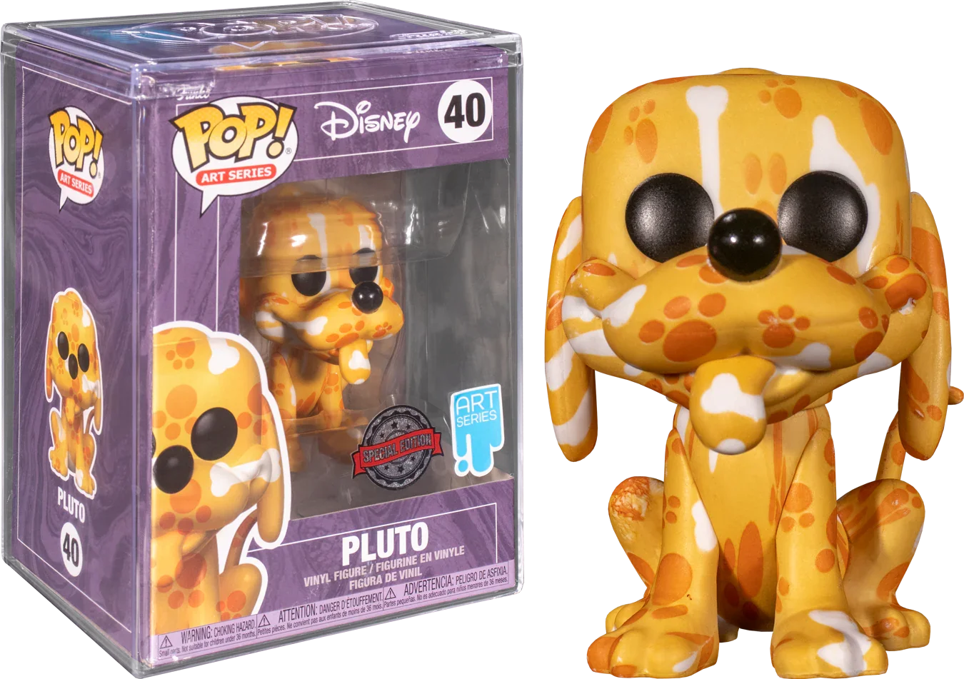 Disney - Pluto (Artist Series) US Exclusive Pop! Vinyl [RS] with Protector