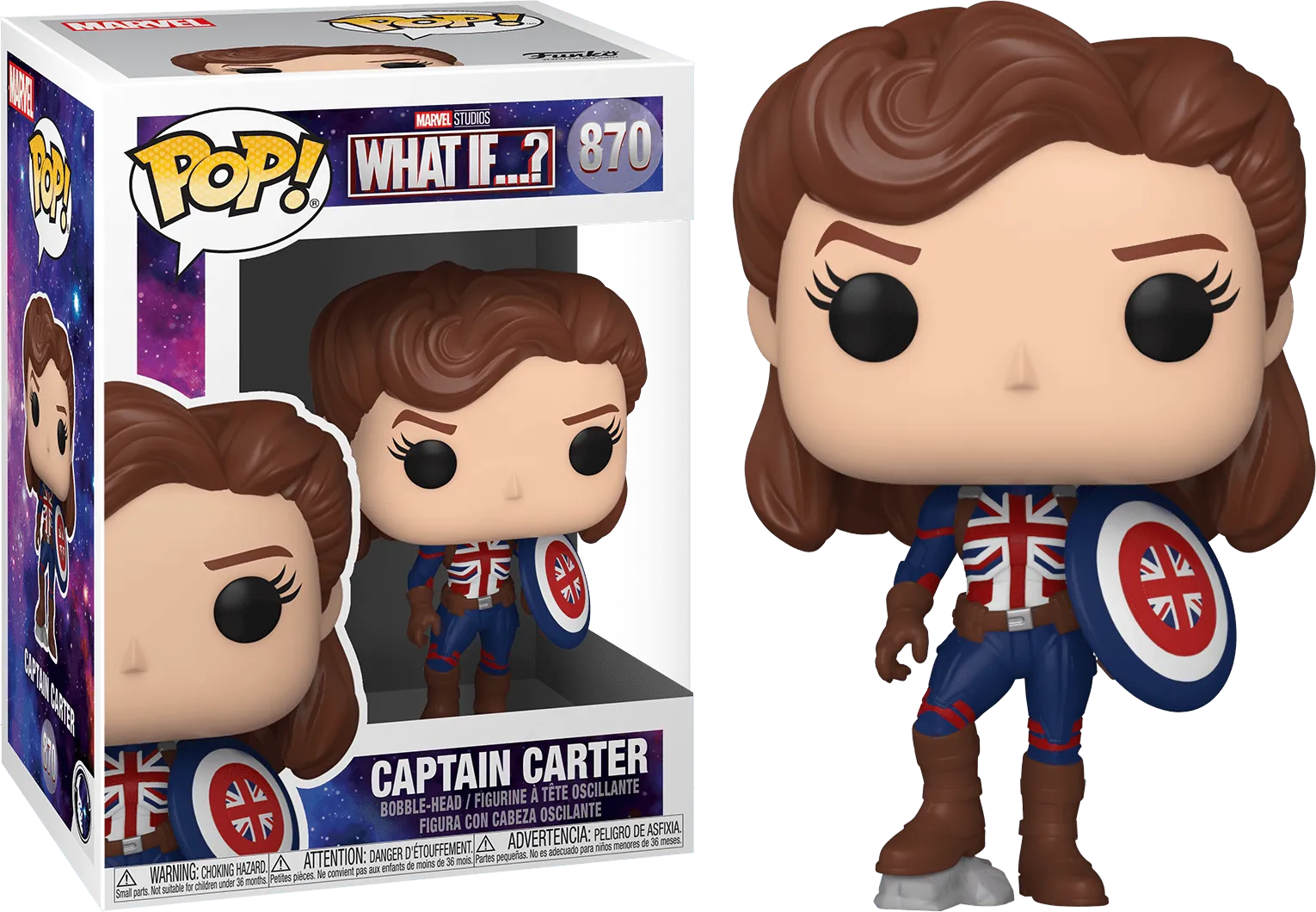 FUN55811 What If - Captain Carter Pop! Vinyl - Funko - Titan Pop Culture