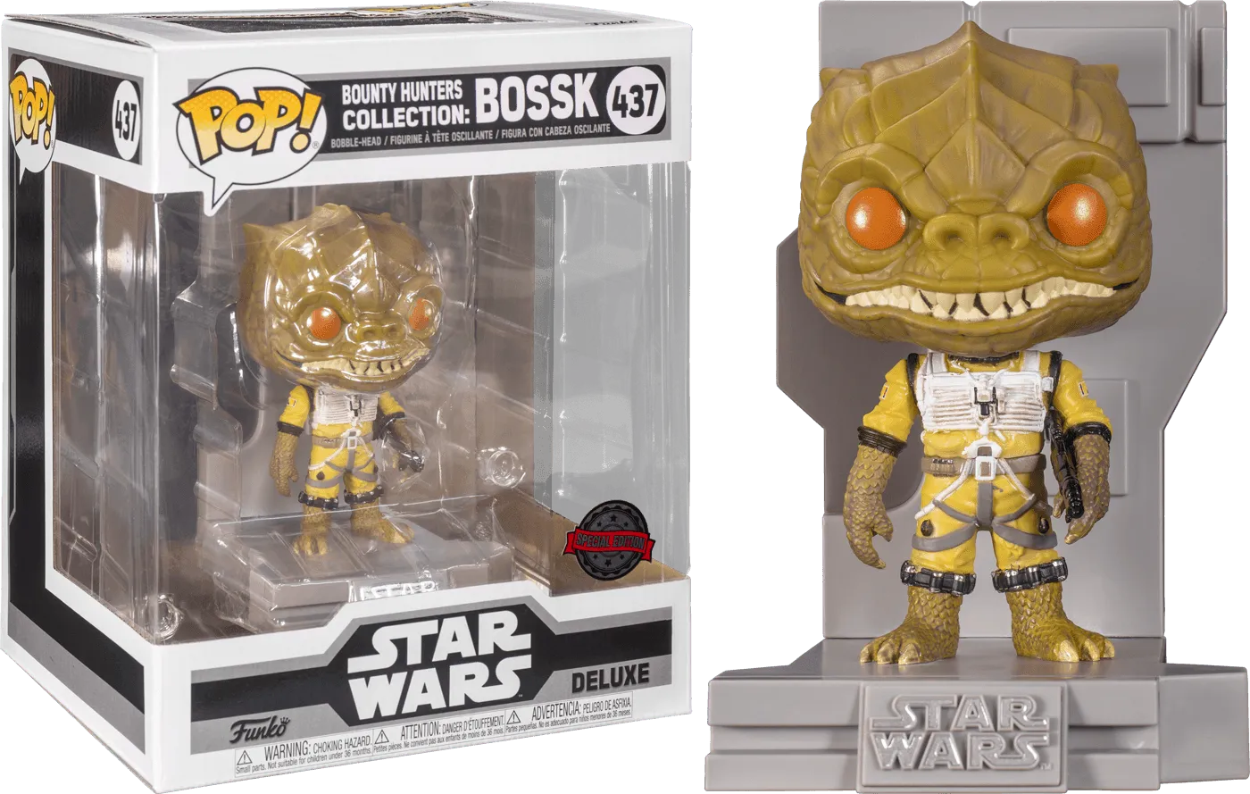 FUN55828 Star Wars - Bossk Pop! Deluxe Diorama [RS] - Funko - Titan Pop Culture