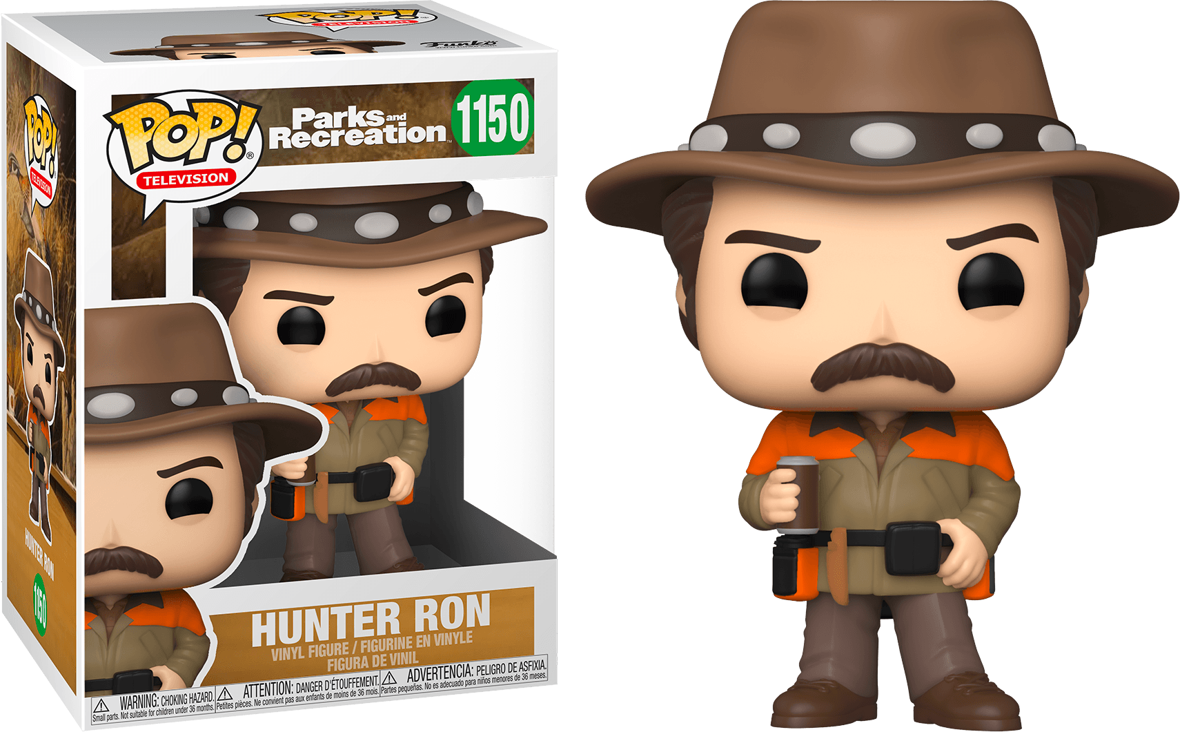 FUN56168 Parks and Recreation - Hunter Ron (With Chase) Pop! Vinyl - Funko - Titan Pop Culture