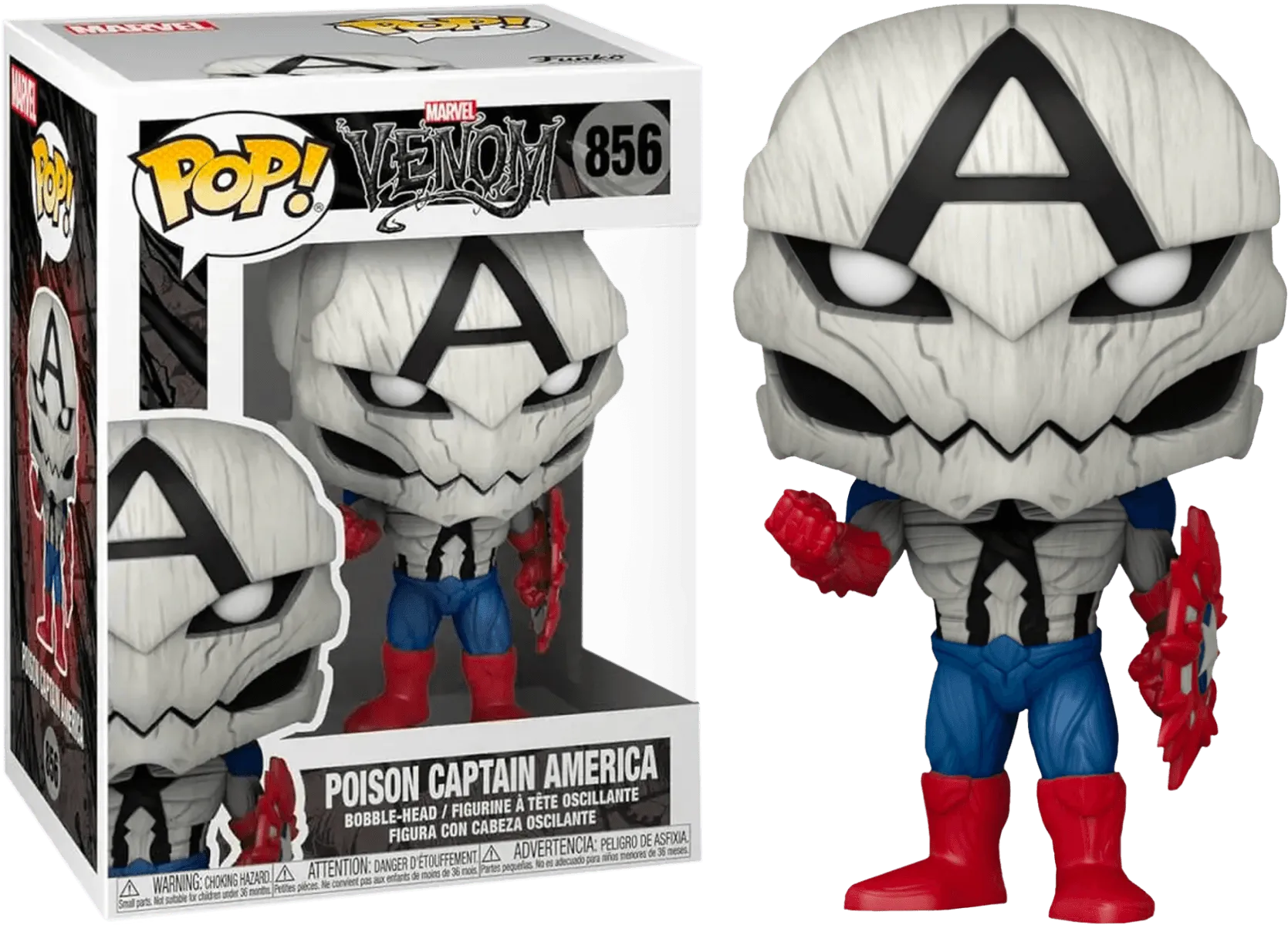 FUN56276 Captain America - Poison Captain America US Exclusive POP! Vinyl [RS] - Funko - Titan Pop Culture