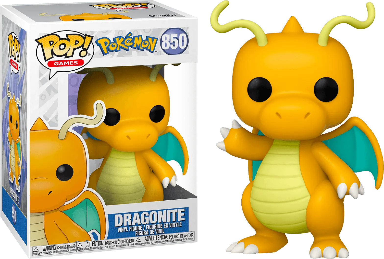 FUN56312 Pokemon - Dragonite Pop! Vinyl [RS] - Funko TBA - Titan Pop Culture