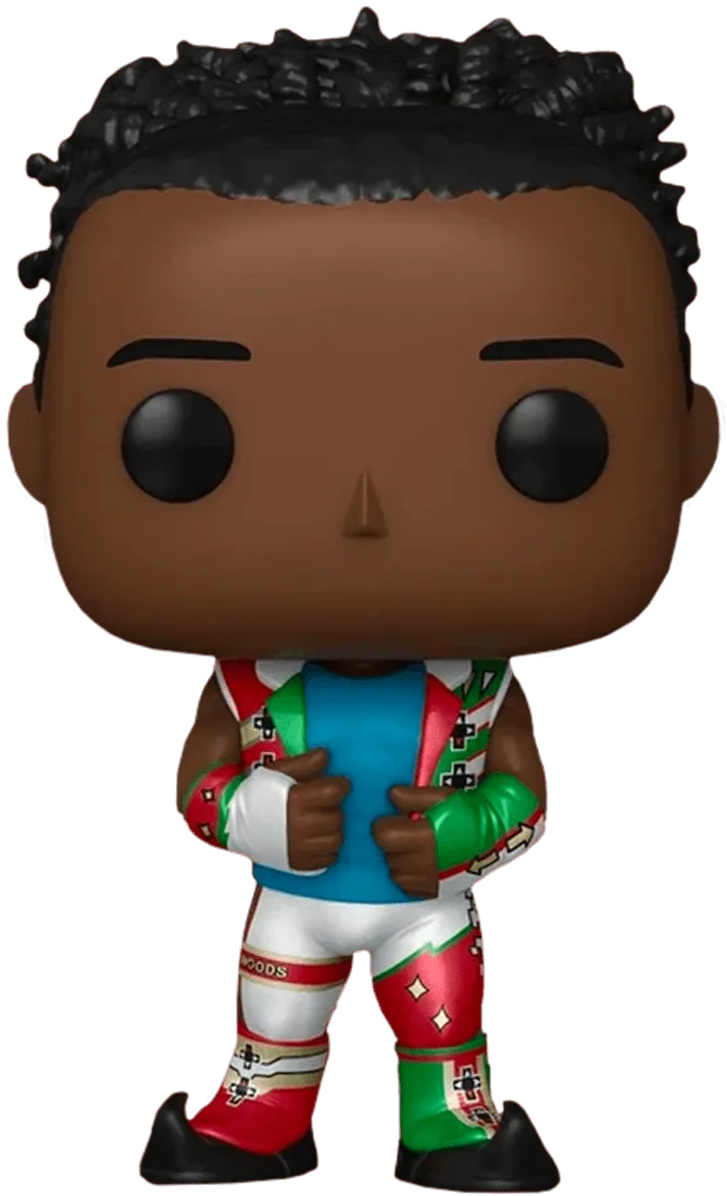 FUN56752 WWE - Xavier Woods Up Up Down Down Metallic US Exclusive Pop! Vinyl [RS] - Funko - Titan Pop Culture
