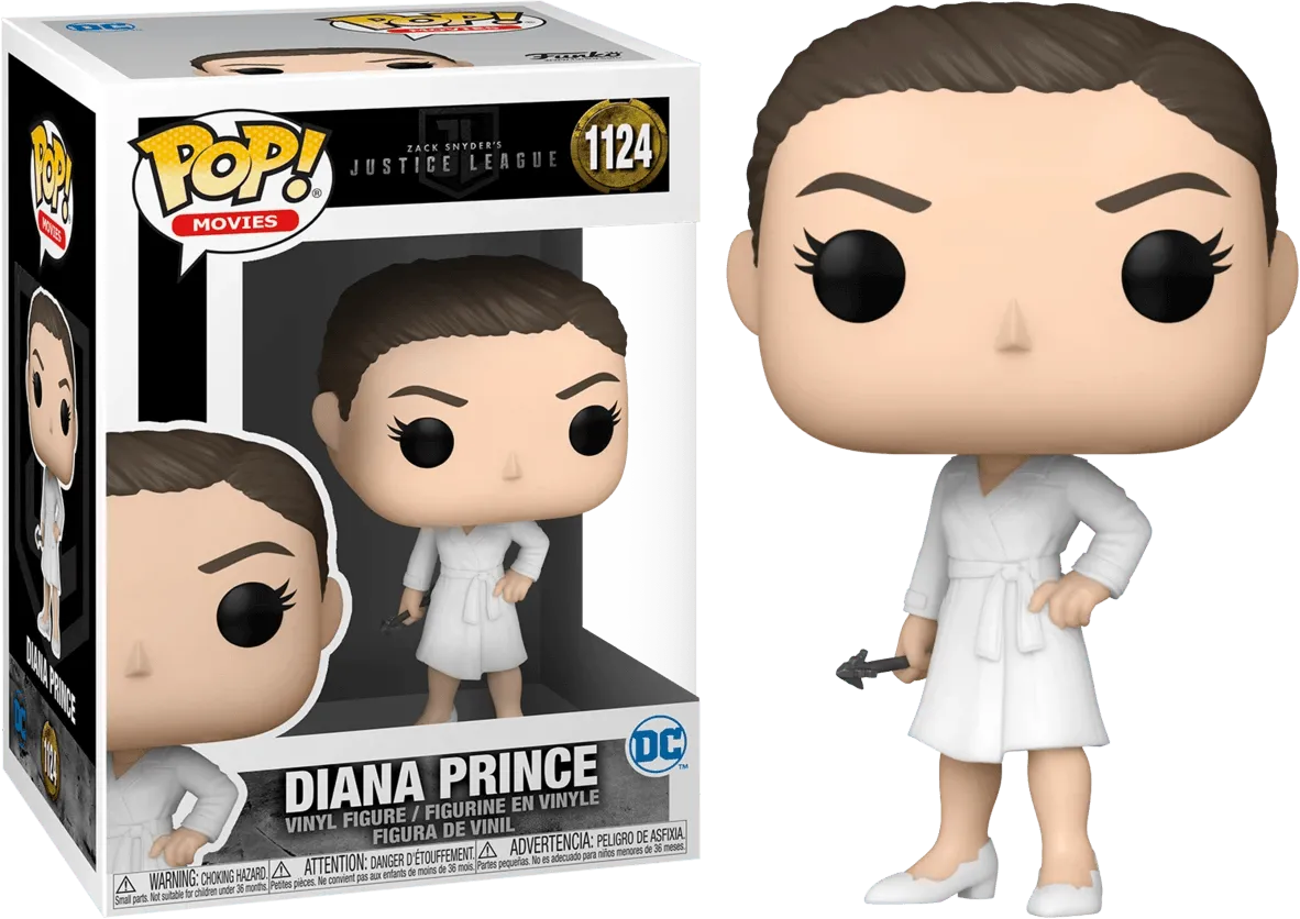 FUN56800 Justice League: Snyder Cut - Diana in White Dress with Arrow Pop! Vinyl - Funko - Titan Pop Culture
