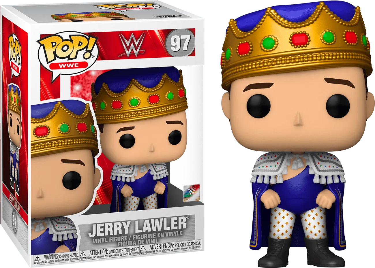 FUN56807 WWE - Jerry Lawler Metallic Pop! Vinyl - Funko - Titan Pop Culture