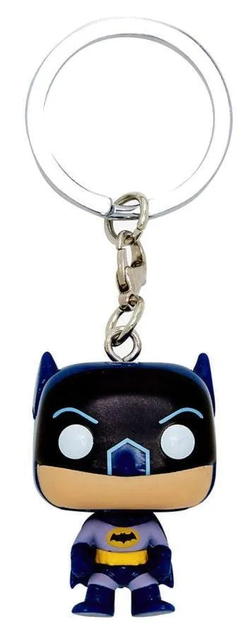 FUN57692 Batman (1966) - Batman Metallic US Exclusive Pocket Pop! Keychain [RS] - Funko - Titan Pop Culture
