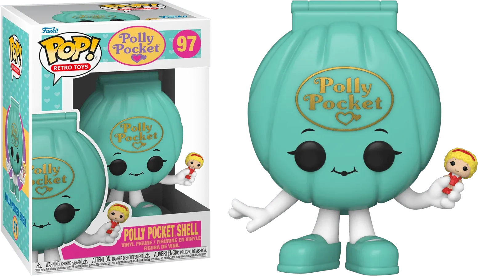FUN57812 Polly Pocket - Polly Pocket Shell Pop! Vinyl - Funko - Titan Pop Culture