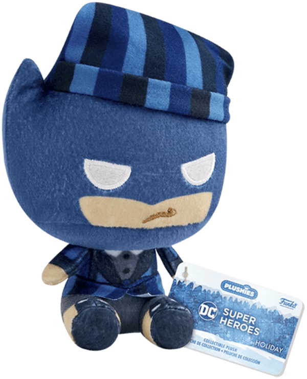 FUN57938 DC Comics - Batman Holiday US Exclusive 4" Plush [RS] - Funko - Titan Pop Culture