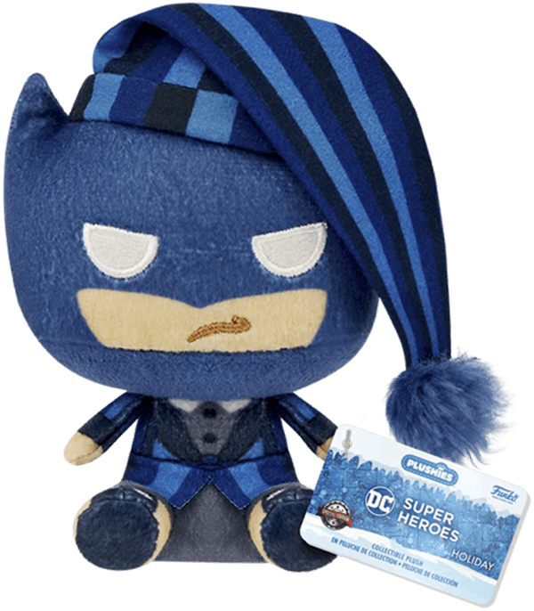 FUN57938 DC Comics - Batman Holiday US Exclusive 4" Plush [RS] - Funko - Titan Pop Culture