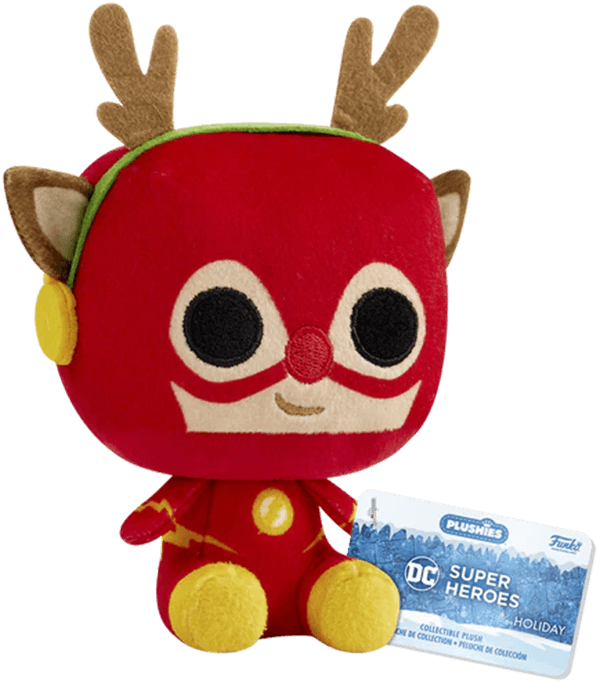 FUN57939 DC Comics - Flash Holiday US Exclusive 4" Plush [RS] - Funko - Titan Pop Culture