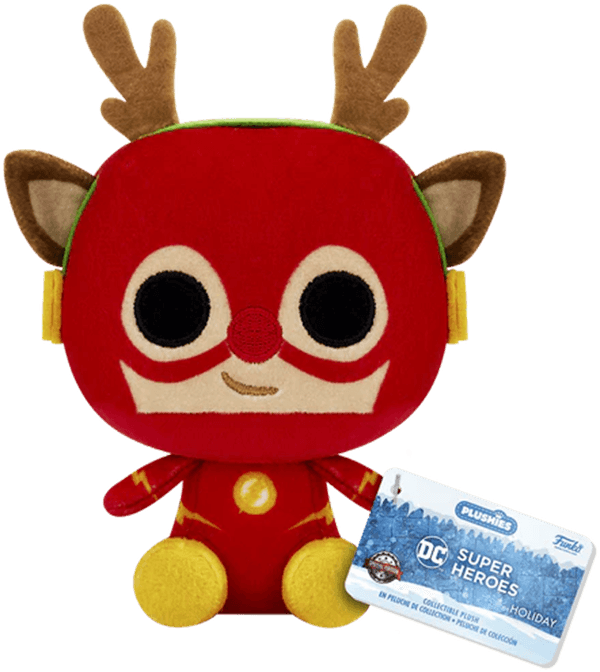 FUN57939 DC Comics - Flash Holiday US Exclusive 4" Plush [RS] - Funko - Titan Pop Culture