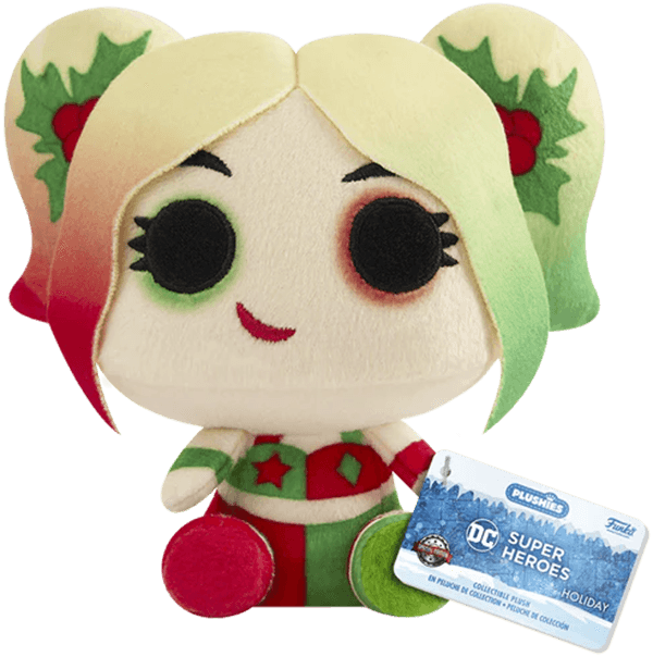 FUN57940 DC Comics - Harley Quinn Holiday US Exclusive 4" Plush [RS] - Funko - Titan Pop Culture