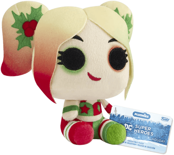 FUN57940 DC Comics - Harley Quinn Holiday US Exclusive 4" Plush [RS] - Funko - Titan Pop Culture