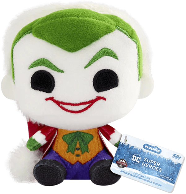 FUN57941 DC Comics - Joker Holiday US Exclusive 4" Plush [RS] - Funko - Titan Pop Culture