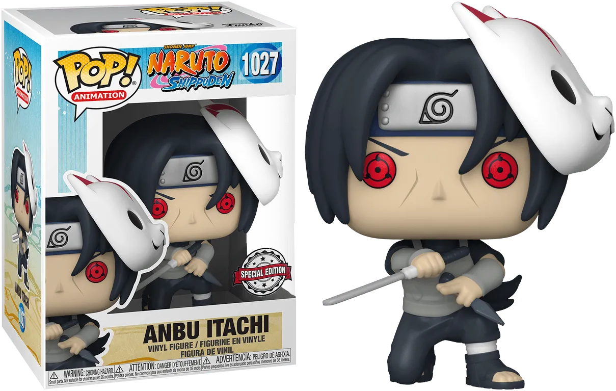 FUN58149 Naruto: Shippuden - Anbu Itachi (with chase) US Exclusive Pop! Vinyl [RS] - Funko - Titan Pop Culture