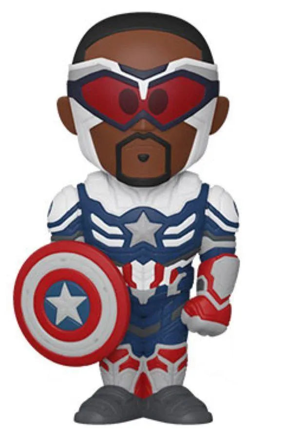 FUN58319 The Falcon and the Winter Soldier - Captain America (with chase) Vinyl Soda - Funko - Titan Pop Culture