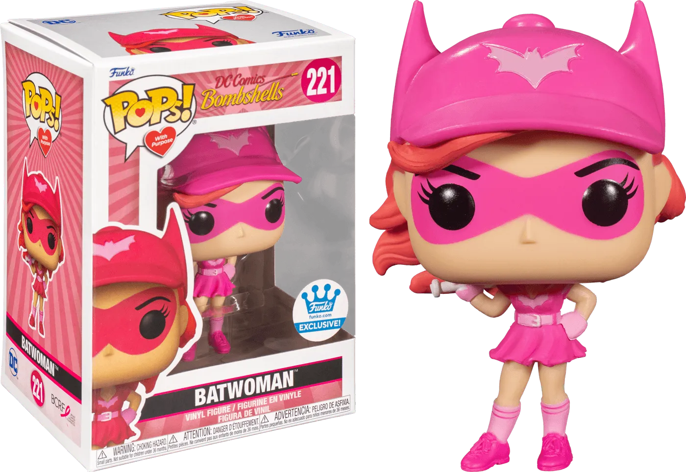 FUN58498 DC Bombshells - Batwoman Breast Cancer Awareness Pop! Vinyl [RS] - Funko - Titan Pop Culture