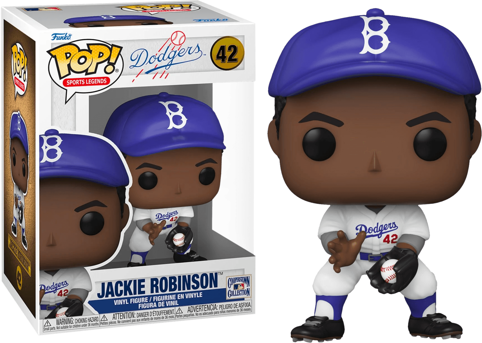 FUN59418 MLB: Legends - Jackie Robinson (with mask) Pop! Vinyl - Funko - Titan Pop Culture