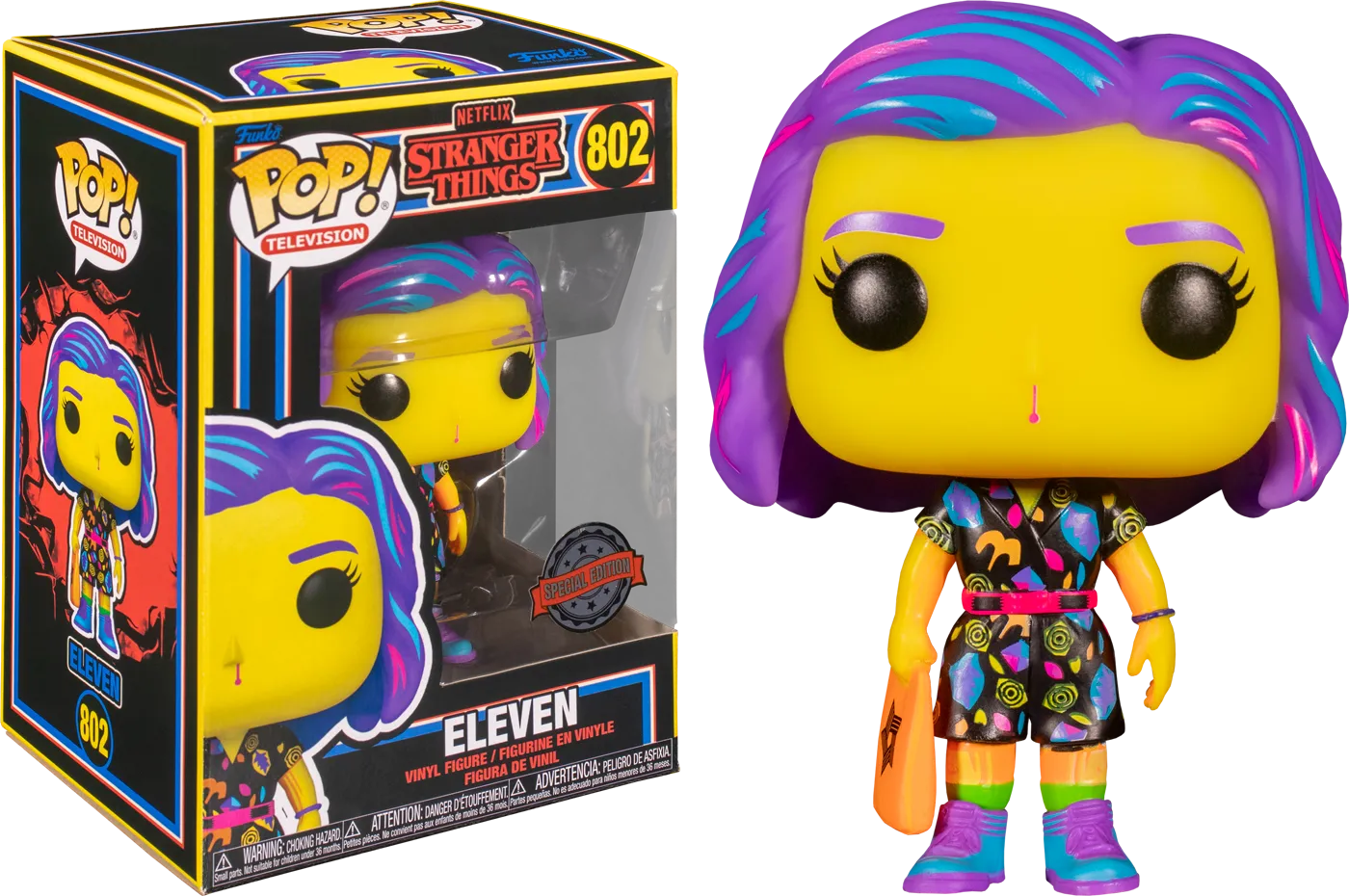 FUN59819 Stranger Things - Eleven Mall Black Light US Exclusive Pop! Vinyl [RS] - Funko - Titan Pop Culture
