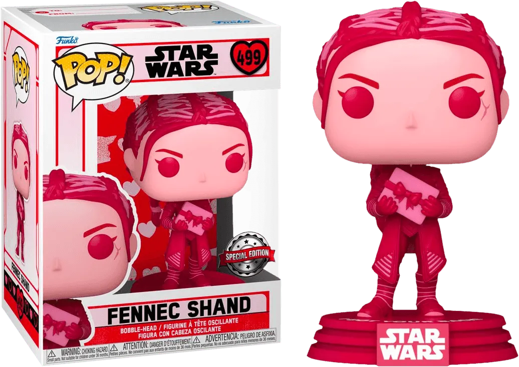 FUN60123 Star Wars - Fennec Shand Valentine Pop! Vinyl - Funko - Titan Pop Culture