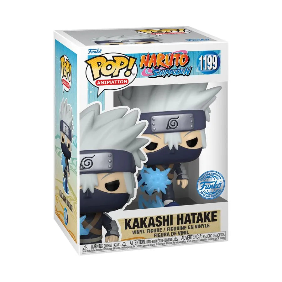FUN60283 Naruto: Shippuden - Young Kakashi Hatake with Chidori Glow US Exclusive Pop! Vinyl [RS] - Funko - Titan Pop Culture