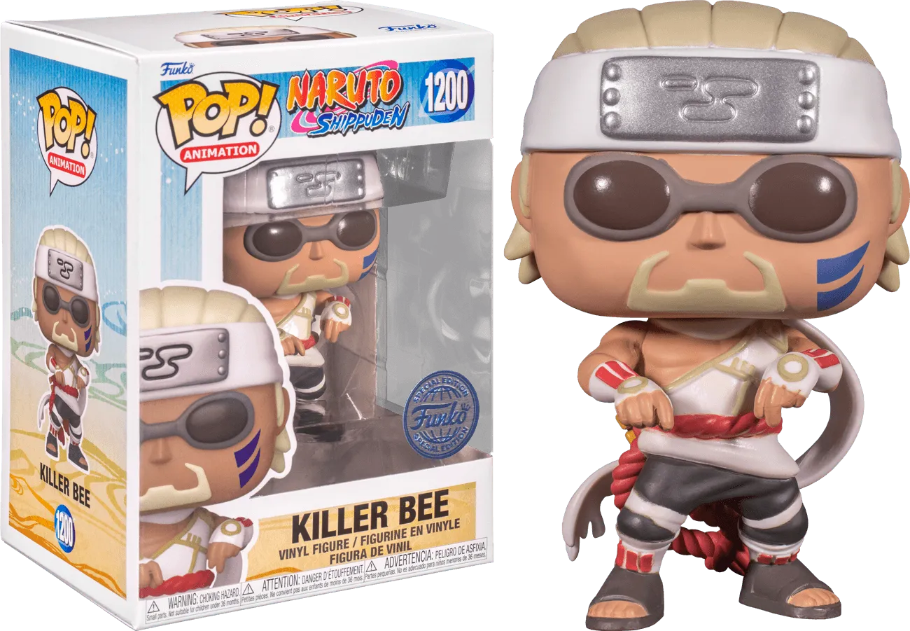 FUN60284 Naruto: Shippuden - Killer Bee US Exclusive Pop! Vinyl [RS] - Funko - Titan Pop Culture
