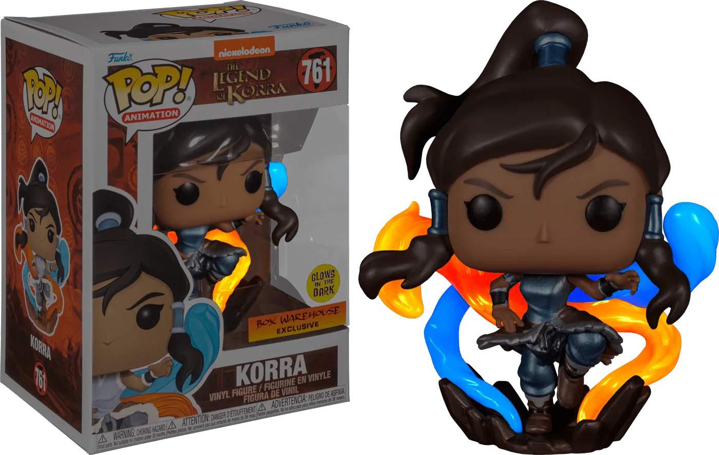 FUN60287 Legend of Korra - Korra Metallic Glow US Exclusive Pop! Vinyl [RS] - Funko - Titan Pop Culture