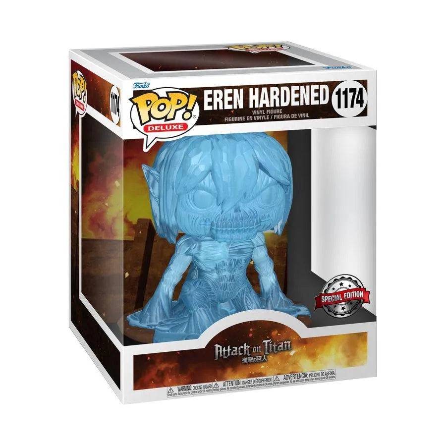 FUN60295 Attack on Titan - Eren Hardened US Exclusive Pop! Deluxe [RS] - Funko - Titan Pop Culture