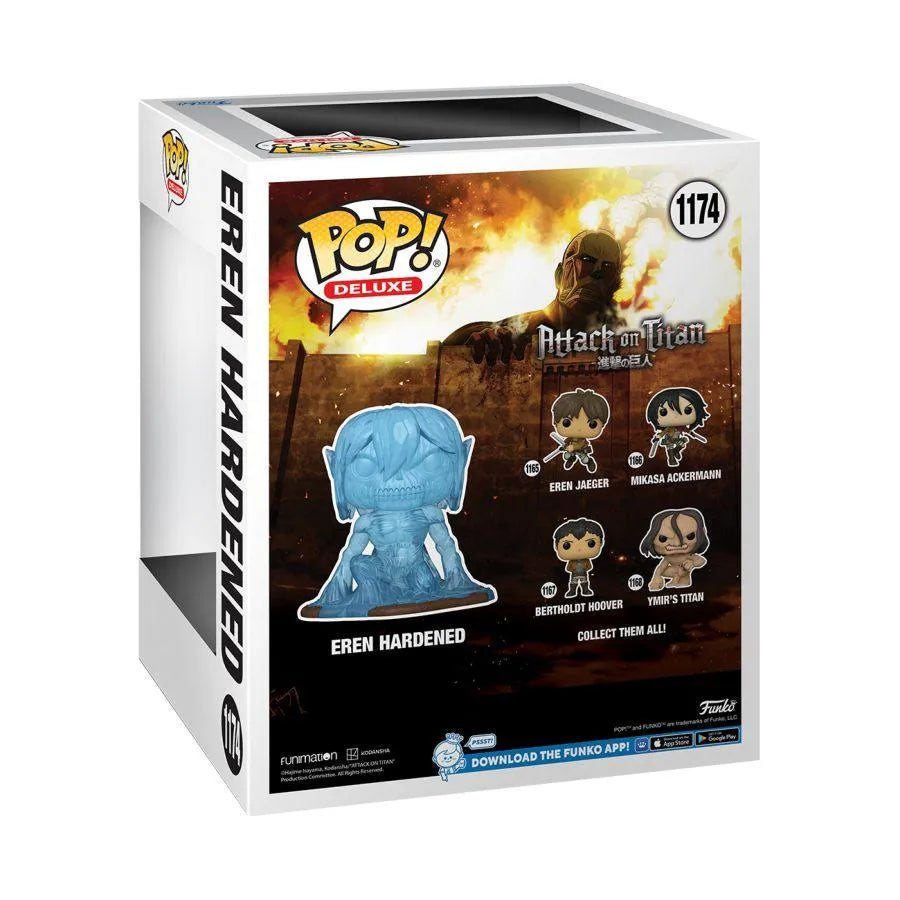 FUN60295 Attack on Titan - Eren Hardened US Exclusive Pop! Deluxe [RS] - Funko - Titan Pop Culture