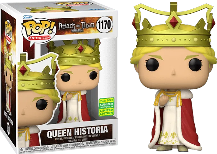 FUN60319 Attack on Titan - Queen Historia SDCC 2022 Exclusive Pop! Vinyl - Funko - Titan Pop Culture