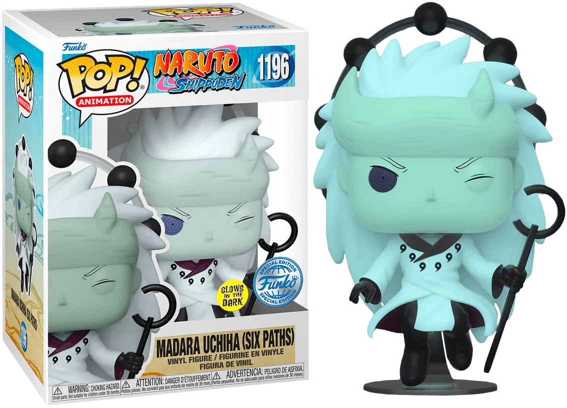 FUN60333 Naruto: Shippuden - Sage Madara Uchiha Glow US Exclusive Pop! Vinyl [RS] - Funko - Titan Pop Culture