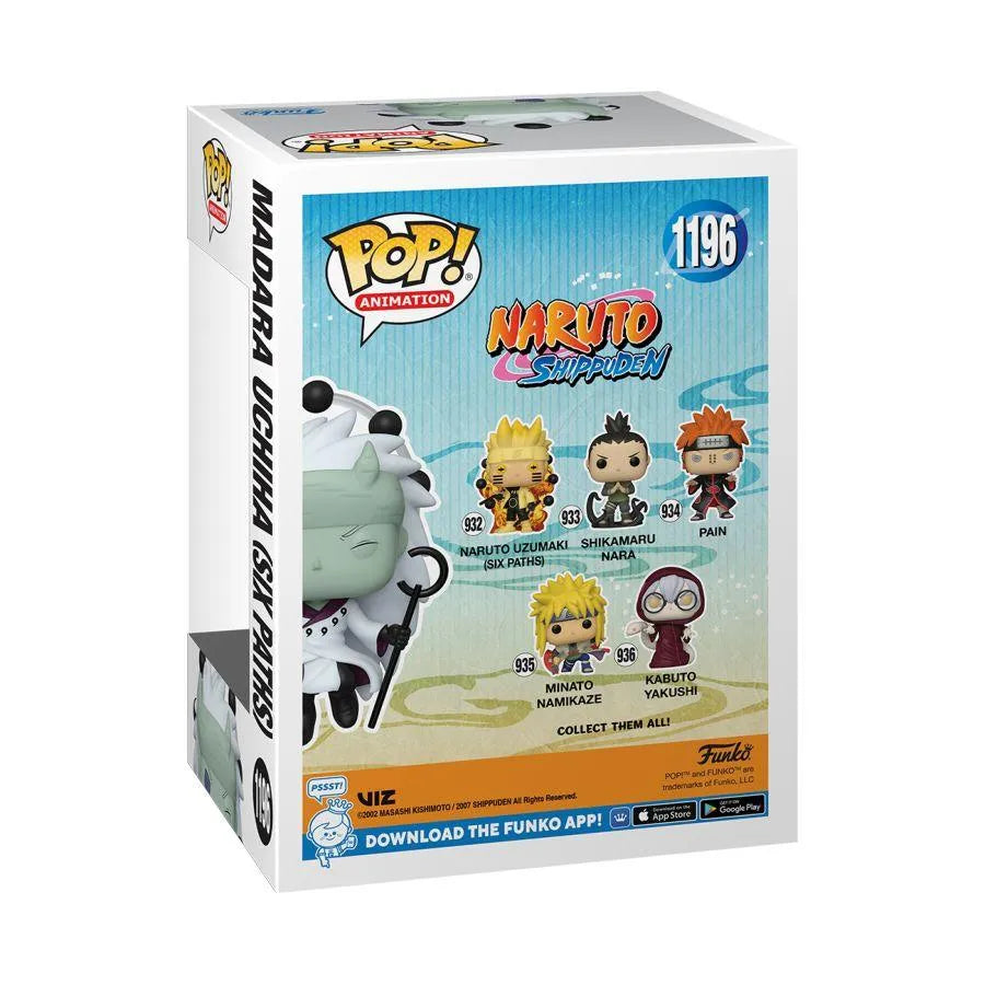 FUN60333 Naruto: Shippuden - Sage Madara Uchiha Glow US Exclusive Pop! Vinyl [RS] - Funko - Titan Pop Culture