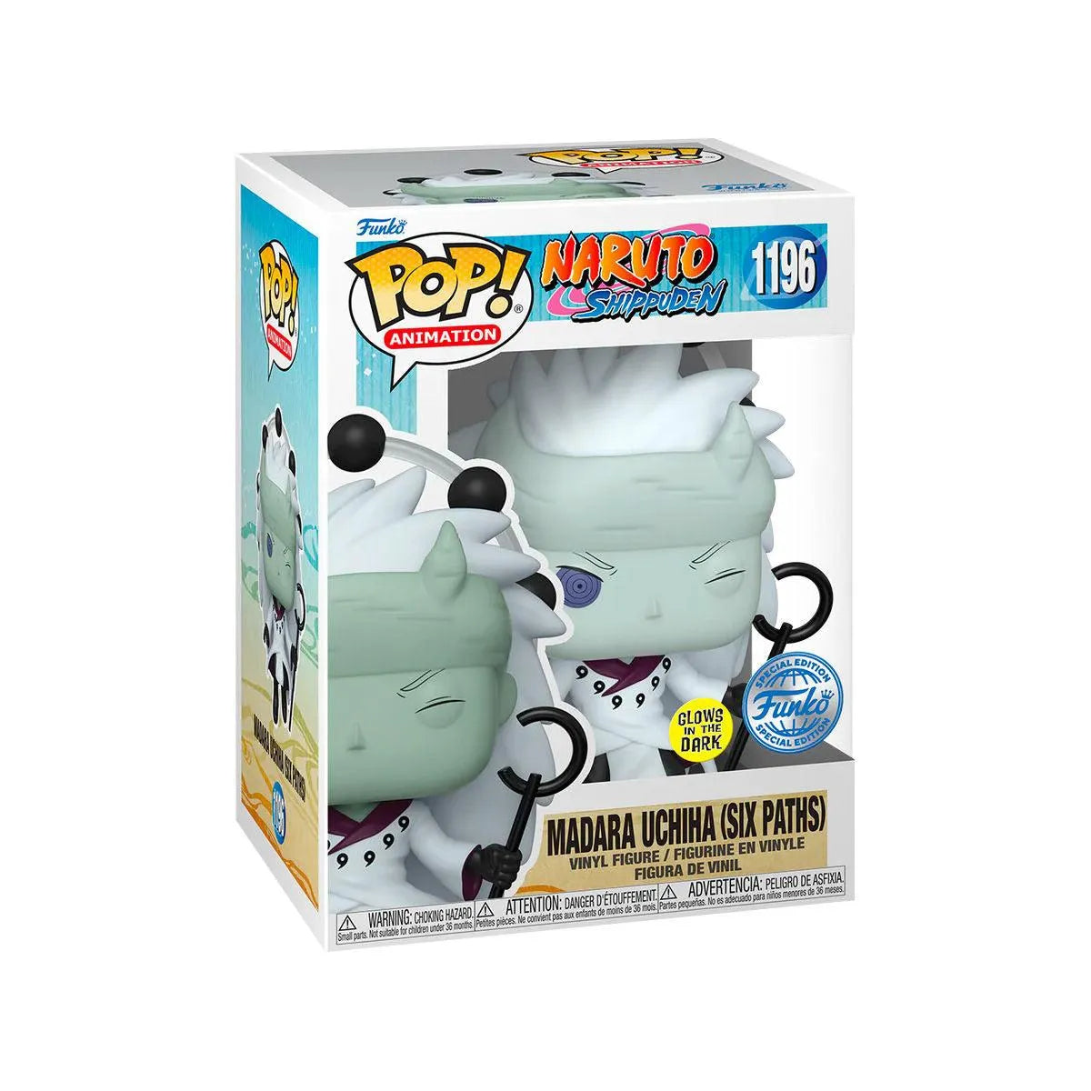 FUN60333 Naruto: Shippuden - Sage Madara Uchiha Glow US Exclusive Pop! Vinyl [RS] - Funko - Titan Pop Culture