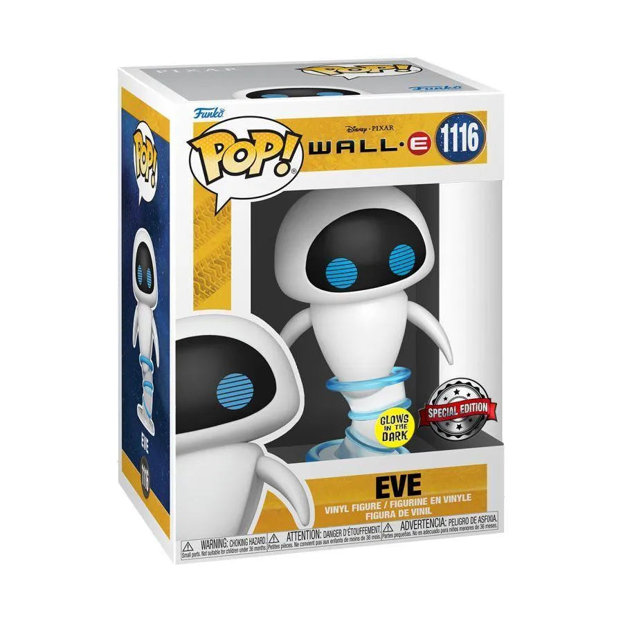 FUN60334 Wall-E - Eve Flying Glow US Exclusive Pop! Vinyl [RS] - Funko - Titan Pop Culture