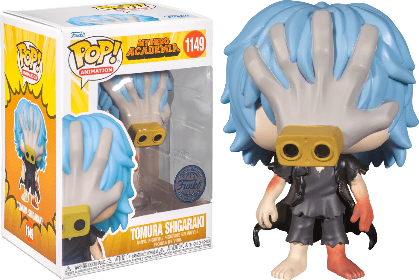 FUN60896 My Hero Academia - Tomura Shigaraki US Exclusive Pop! Vinyl [RS] - Funko - Titan Pop Culture